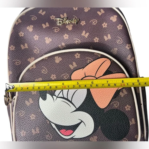 Disney x Primark Minnie Mouse Brown Monogram Backpack – NWT / Limited Edition - Picture 3 of 11